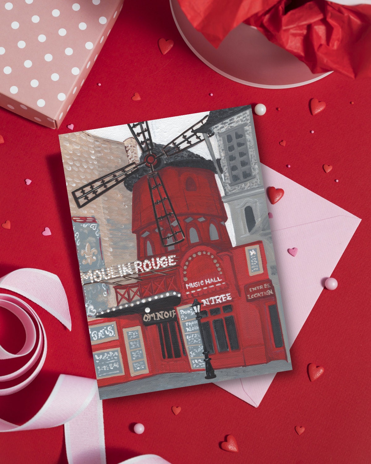 Moulin Rouge Ticket Printable Surprise Gift Reveal -  Israel