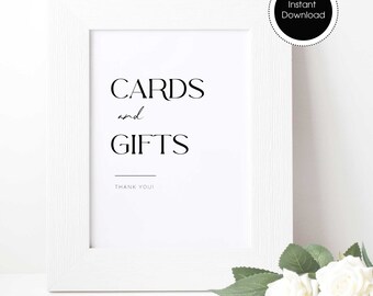 Letreros para tarjetas y regalos: Decoración para bodas, despedidas de soltera y fiestas (descarga digital)