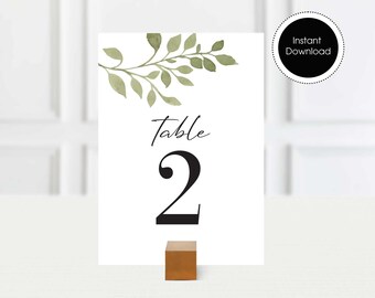 Números de mesa florales del 1 al 30: Bodas, despedidas de soltera y baby shower (descarga digital, archivos PDF incluidos)