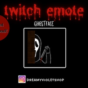 Twitch Emote Ghostface Dead by Daylight