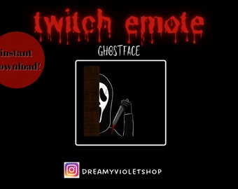 Twitch Emote Ghostface Dead by Daylight