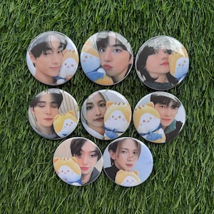Ateez Pin Button, 5,7cm Kpop Button