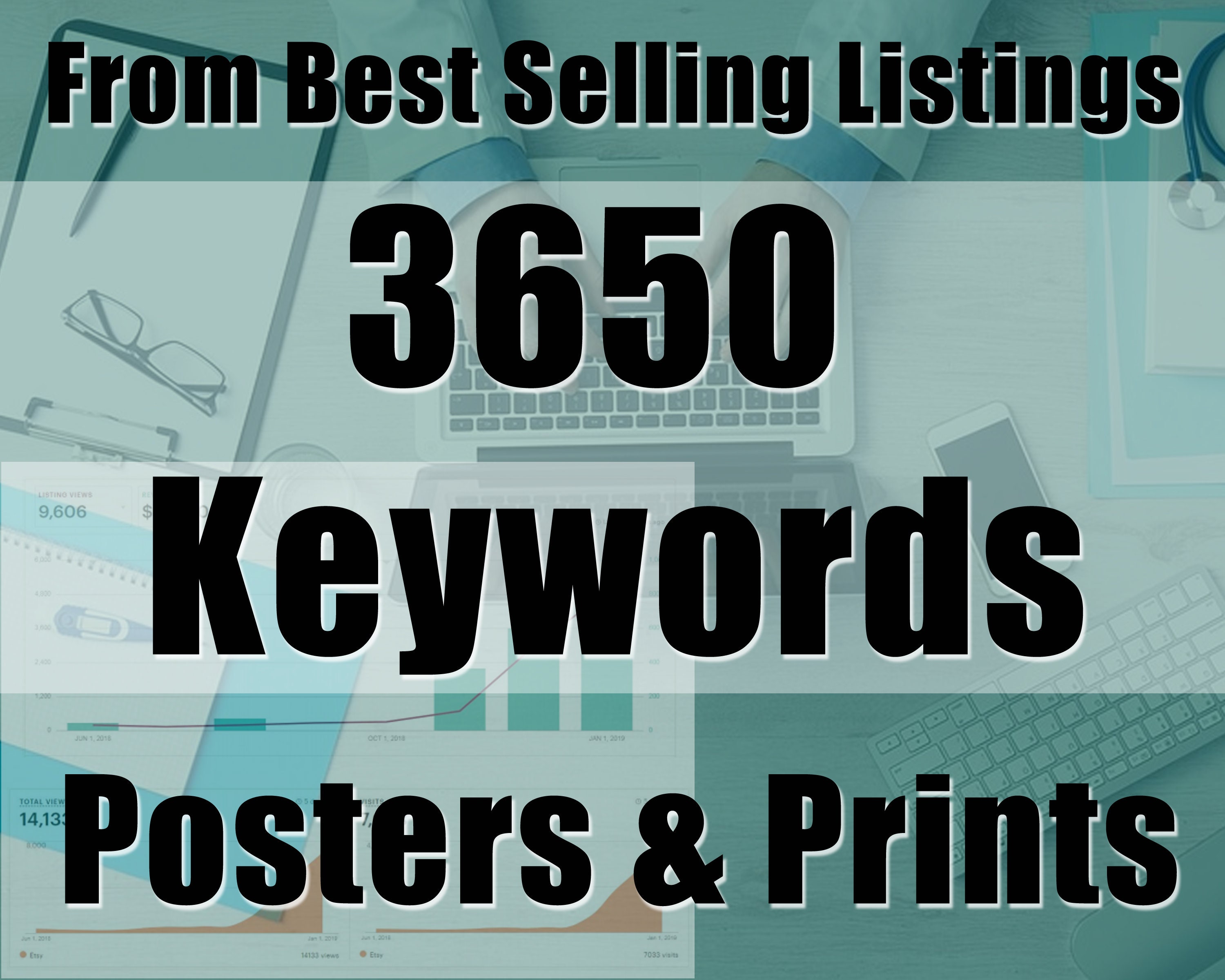 3650 Best Selling Poster & Print Keyword List SEO Tag Ideas Etsy UK