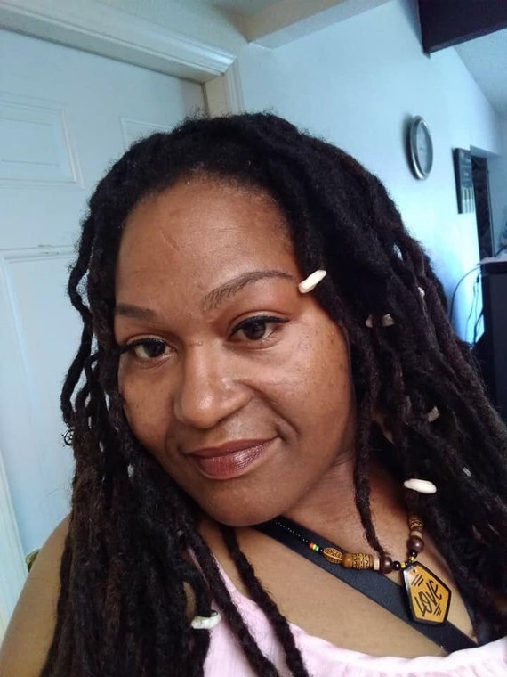 100 Human Afro Kinky Hair Permanent 100 Pc Dreadlock Etsy