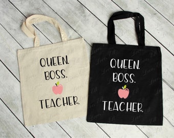 queen boss teacher bag