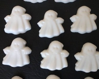 Ghost Soap Embeds, 15 piece Ghost Soap Embeds, Ghost Soap, Halloween Soap, Spirit Soap Embeds, Organic Vegan Soap