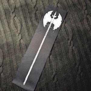 Dark Fantasy Axe Sew On Arm Patch | Weapons | Dungeon | Punk | Oddities