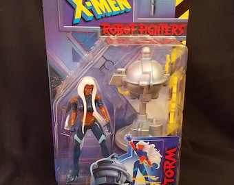 Storm Robot Fighters Spinning Weather Station With Lightning Projectile Marvel Comics X Men Toy Biz 1997 Item Mib Art Collectibles Collectibles Efp Osteology Org