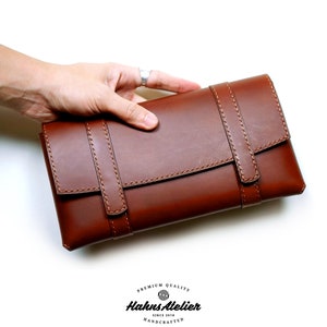 Leather Clutch Bag PDF Pattern/ Diy / Bag Template / 