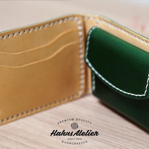 Cartera de cuero para tarjetas PDF patrón/diy/plantilla de cartera/patrón de artesanía en cuero/video tutorial