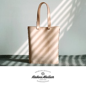 Braided mini tote bag PDF pattern / Bag making / diy / template/ Leathercraft /Tutorial video
