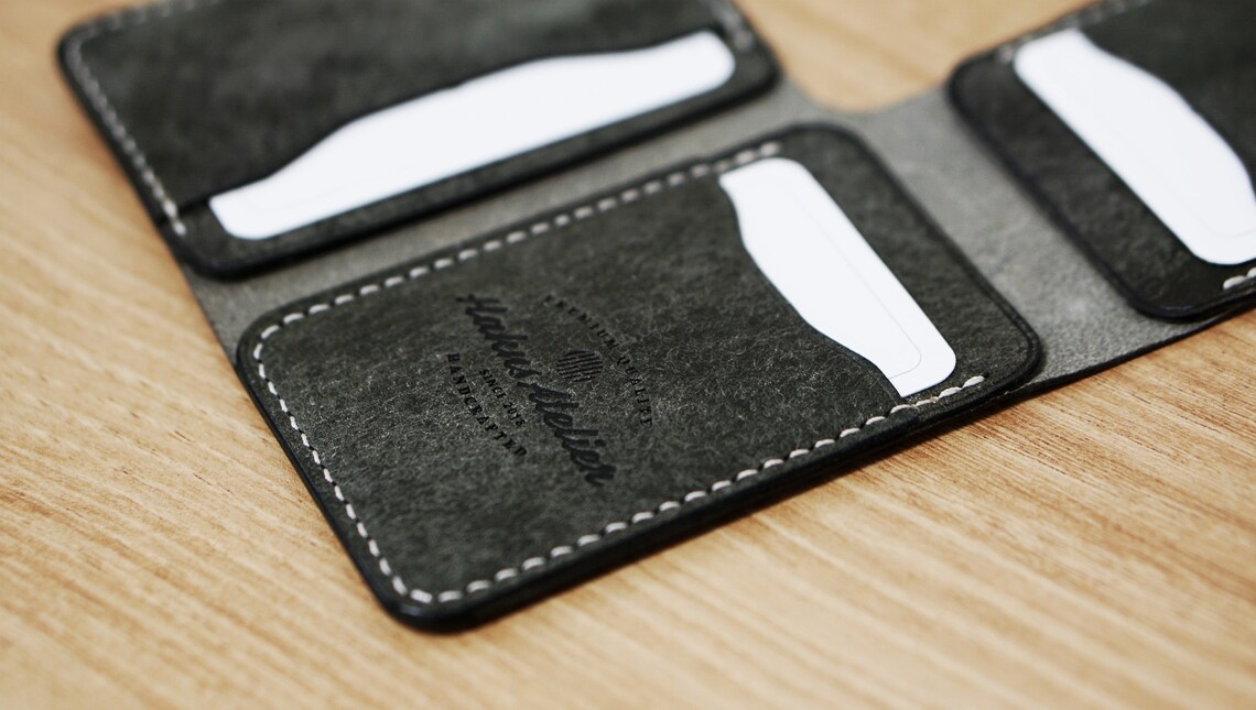 Leather Card Wallet PDF Pattern / Trifold Card Holder / Diy / Etsy