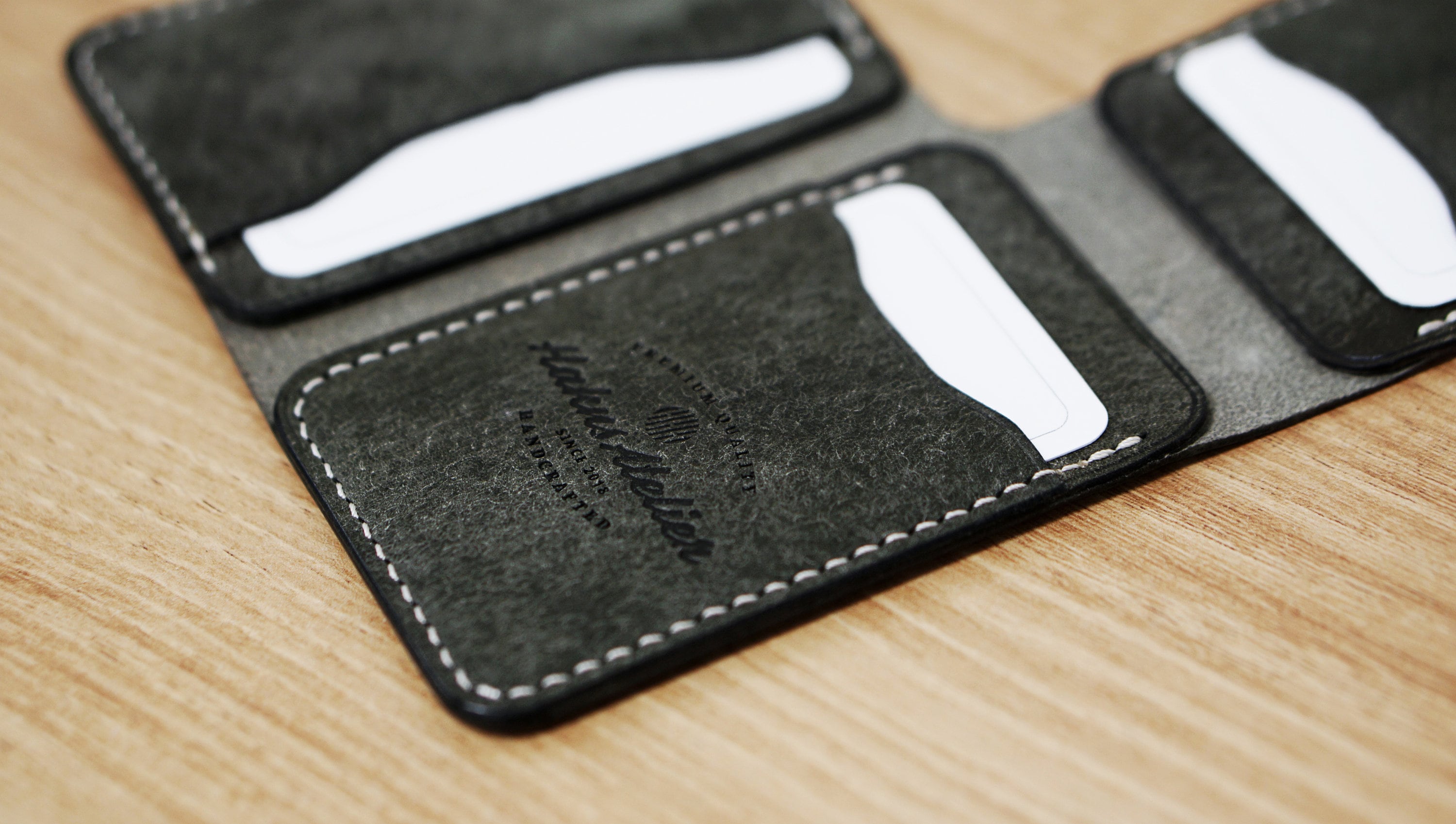 Leather card wallet PDF pattern / Trifold card holder / diy / Etsy