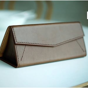 Modello custodia per occhiali in pelle / Modello PDF custodia per maschera / PDF lavorazione della pelle / pelle fai da te / fai da te / modello/ lavorazione della pelle / video tutorial
