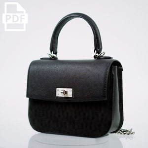 Taschenbeutel nähen / Taschenbaumler / handmade / Ledertasche / Frauentasche / Ledertasche pdf Schnittmuster / Taschenbaumler