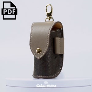 DIY Bolsa de pelota de golf Patrón PDF / bolsa de golf / Bolsa / estuche / Patrón de artesanía en cuero / plantilla / impresión azul / Video tutorial