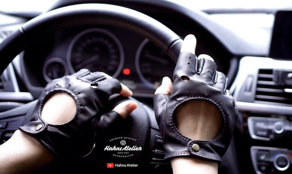 Autohandschuhe PDF Schnittmuster / Halbe Fingerhandschuhe Herstellung / DIY  / Vorlage / Leder / Video-Anleitung - Etsy.de