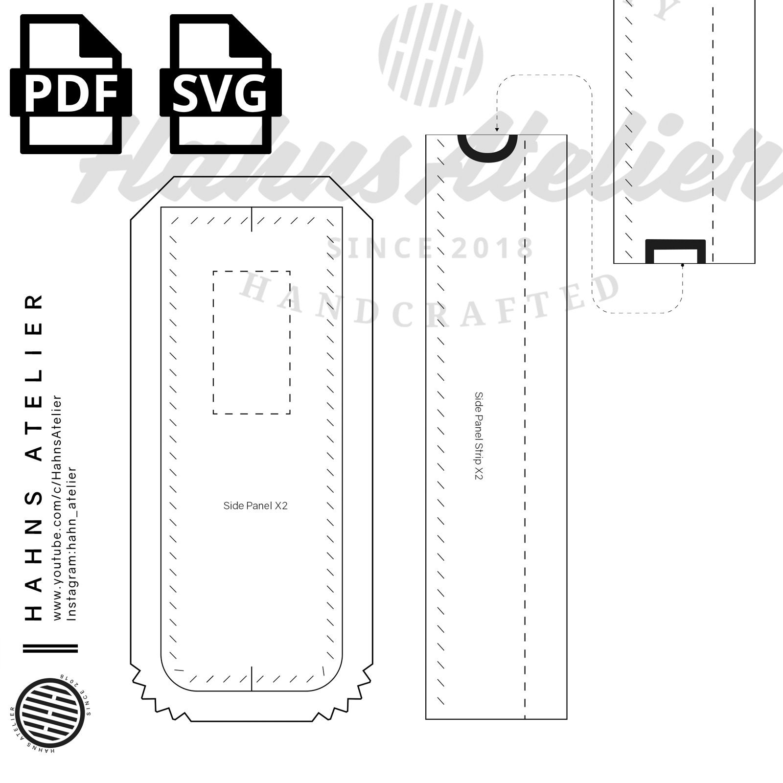 DIY Clutch Bag PDF Pattern / Purse Bag / Flap Bag / Bag / Etsy