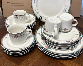 スタジオノヴァ アディロンダック・サウスウェスタン ディナーウェア 20ピース 4人用 ヴィンテージディナーウェア Y2201