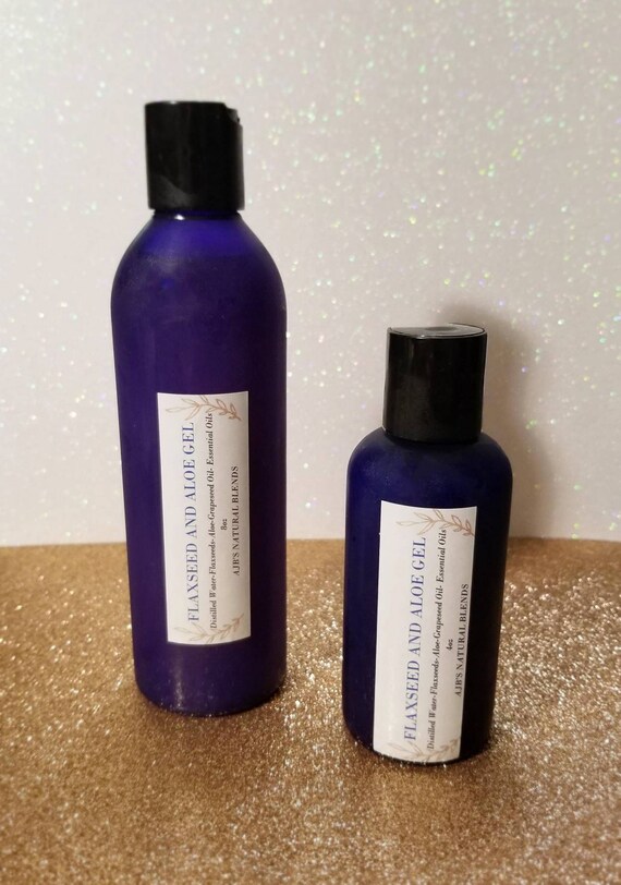 Flaxseed And Aloe Hair Gel Naturalsoft To Medium Hold Etsy
