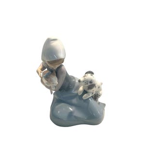 Lladro Little Girl With Kitten - Etsy