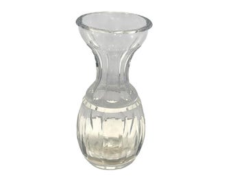 Waterford Crystal Bud Vase 4" Signed Cut Glass Ireland