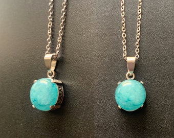 Green Quartz Pendant Necklace