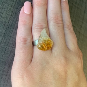 Citrine Ring (Adjustable)