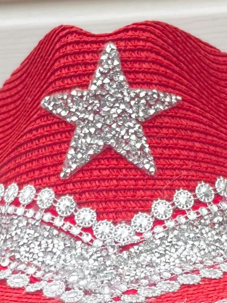 Red Star-embellished Hat - Etsy Israel display picture 2