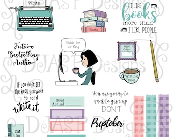 Writing Planner Stickers