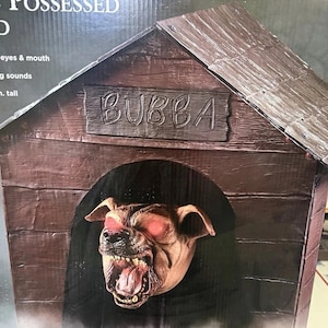 Spirit Halloween Man&#39;s Possessed Friend Dog Animatronic Animated Prop Brand New