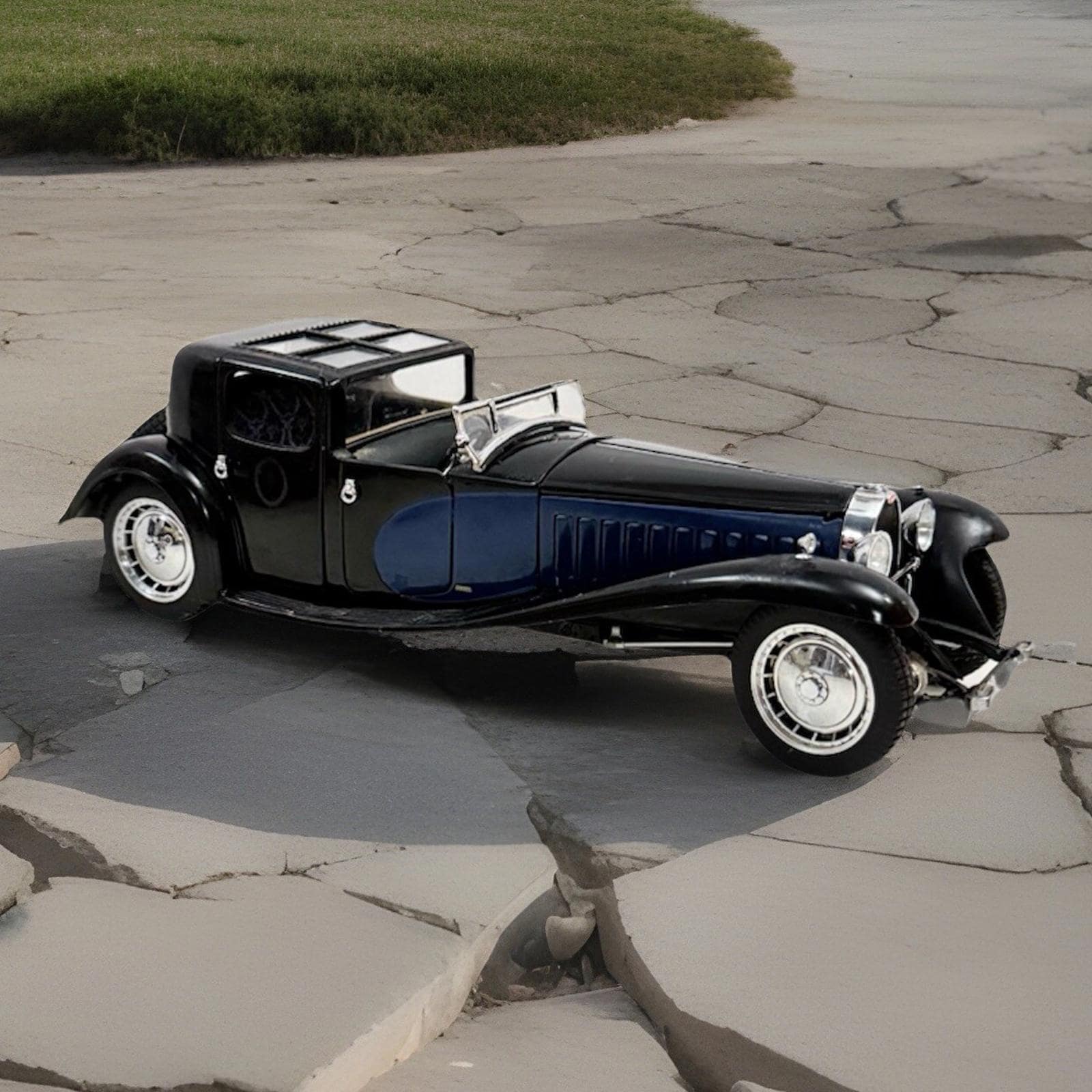 ★オークション★Franklin Mint Bugatti e Near Mint Franklin Mint 1930 Bugatti Royale Coupe Napoleon