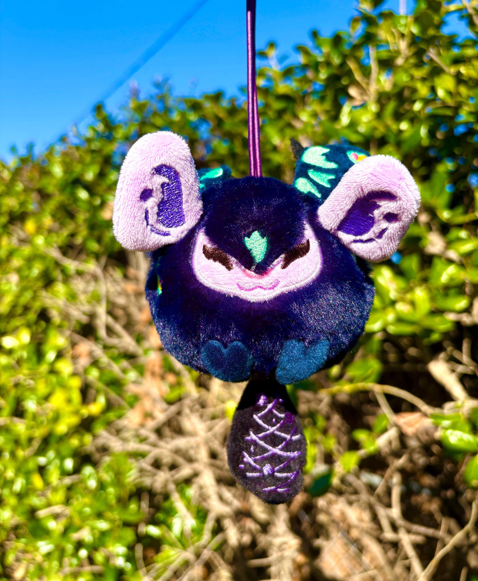 Monhun Inspired Plush Toy: Squeezable Bat Keychain (6.5 Inch) - Etsy