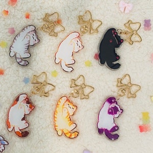 The Happy Kitty  Charms || Acrylic Keychain