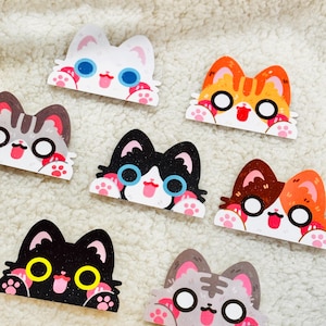 Cat Peeker -  Vinyl Sticker