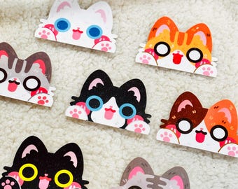 Cat Peeker -  Vinyl Sticker