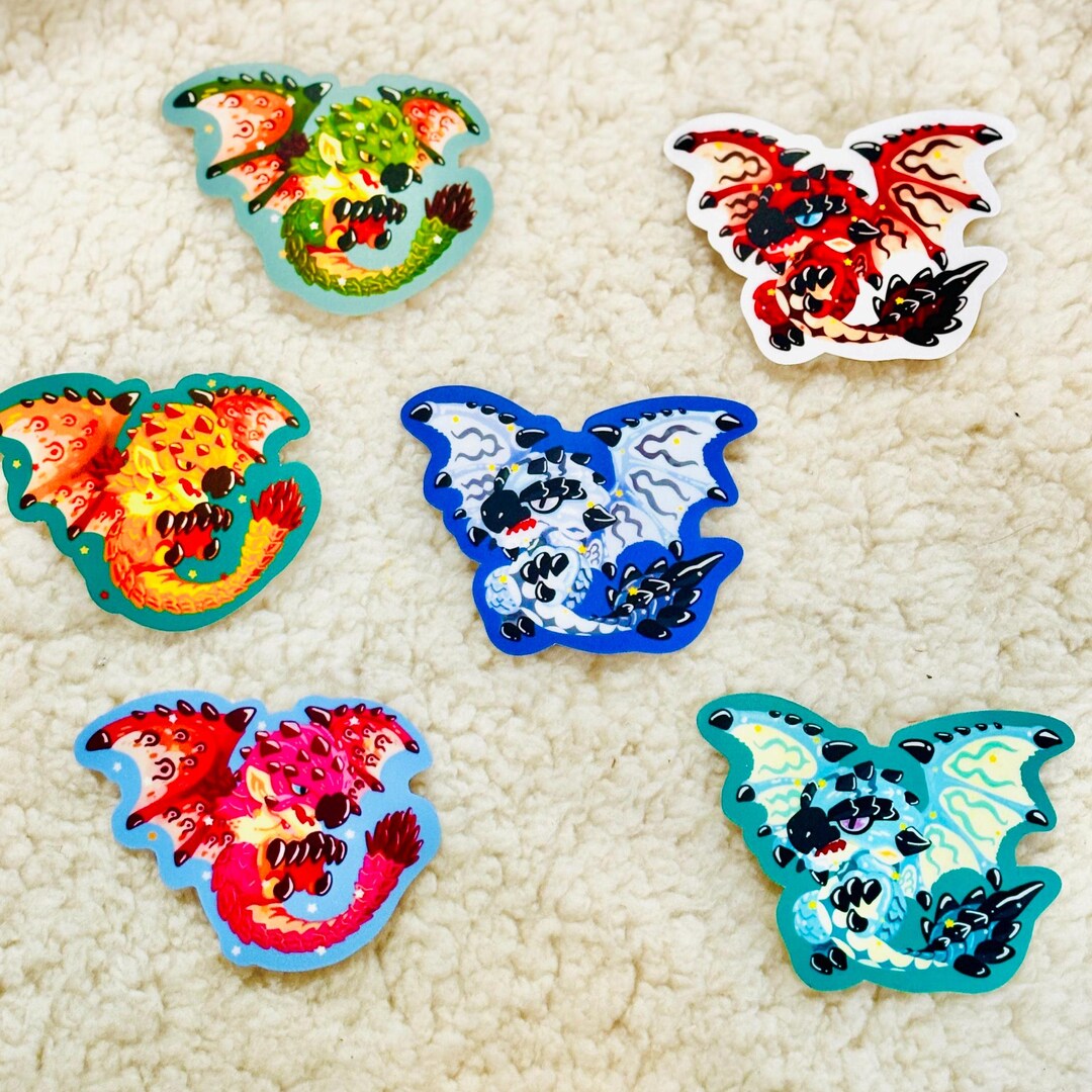 Sticker Line Monhun Rathalos - Rathian Monhun Series - Vinyl Sticker - Etsy