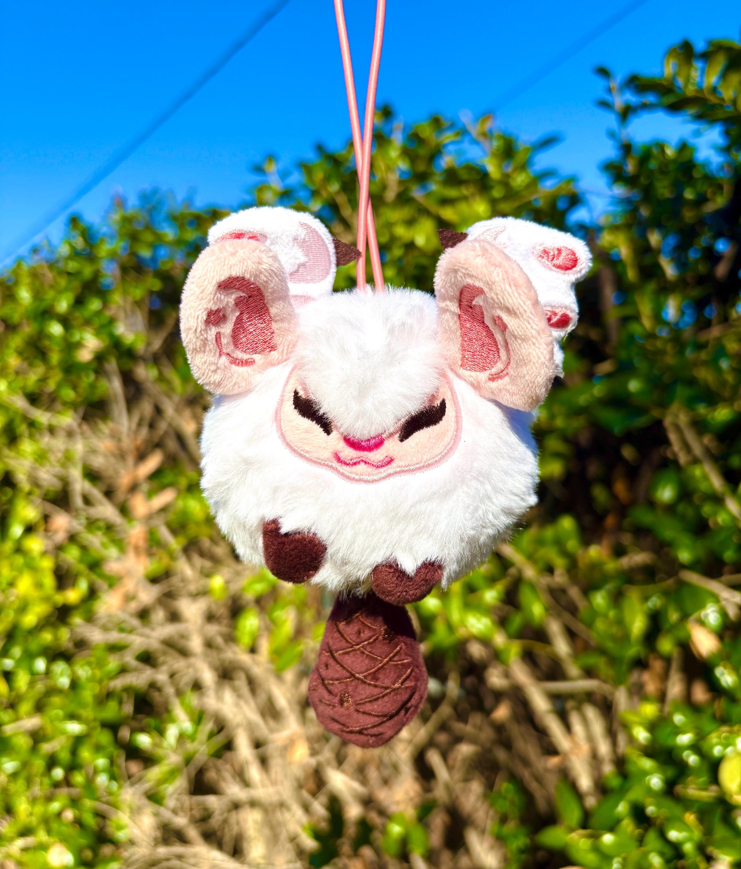 Monhun Inspired Plush Toy: Squeezable Bat Keychain (6.5 Inch) - Etsy