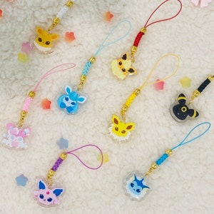 mini EEVEElution Phone Charms