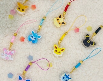 mini EEVEElution Phone Charms