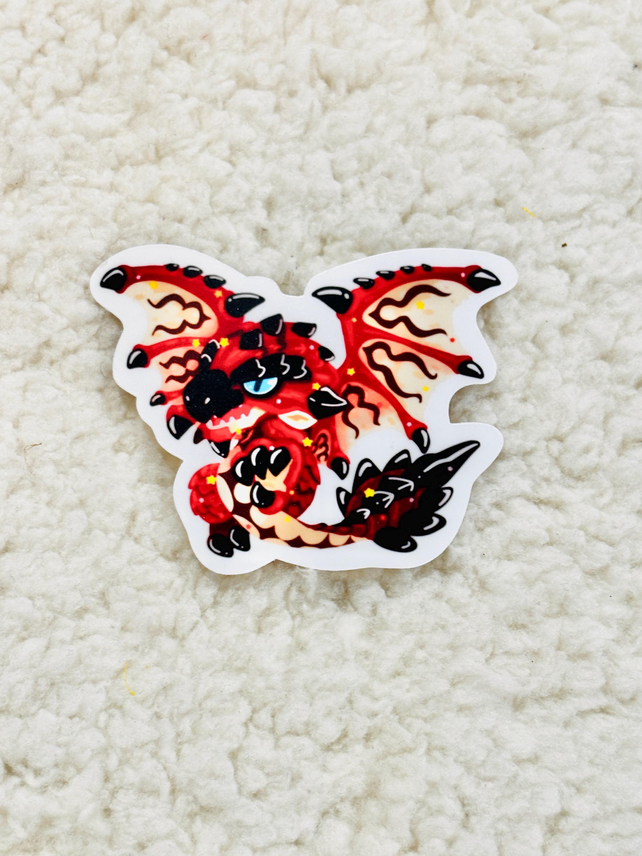 Sticker Line Monhun Rathalos - Rathian Monhun Series - Vinyl Sticker - Etsy