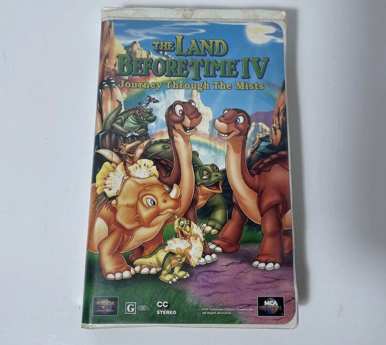 The Land Before Time IV: Journey Through the Mists VHS 1996 - Etsy Ireland - The Land Before Time Iv Journey Through The Mists 1996