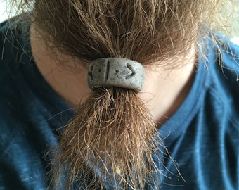 Rune band Ring Bead