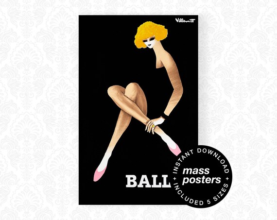 Bally Fashion Model orange legs  lady shoe Art Print Poster painting