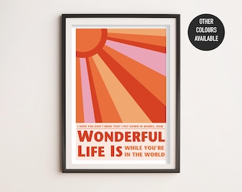 Your Song - Digital - Lyric Print - Wall Art - Poster