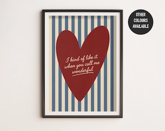 Man I Need - Digital - Olivia Dean - Lyric Poster - Wall Art - Print - Minimalist