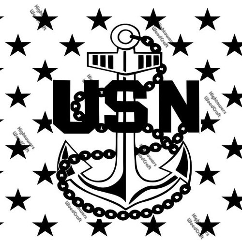US Navy Chief Petty Officer Anchor Vector Files Svg Eps - Etsy