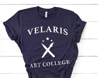 Koszulka Velaris Art College: koszulka dla fanów Sarah J. Maas ACOTAR