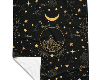 Narzuta Night Court: Bookish ACOTAR Home Decor