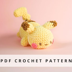 Pikachu (Pikachub) Crochet Pattern